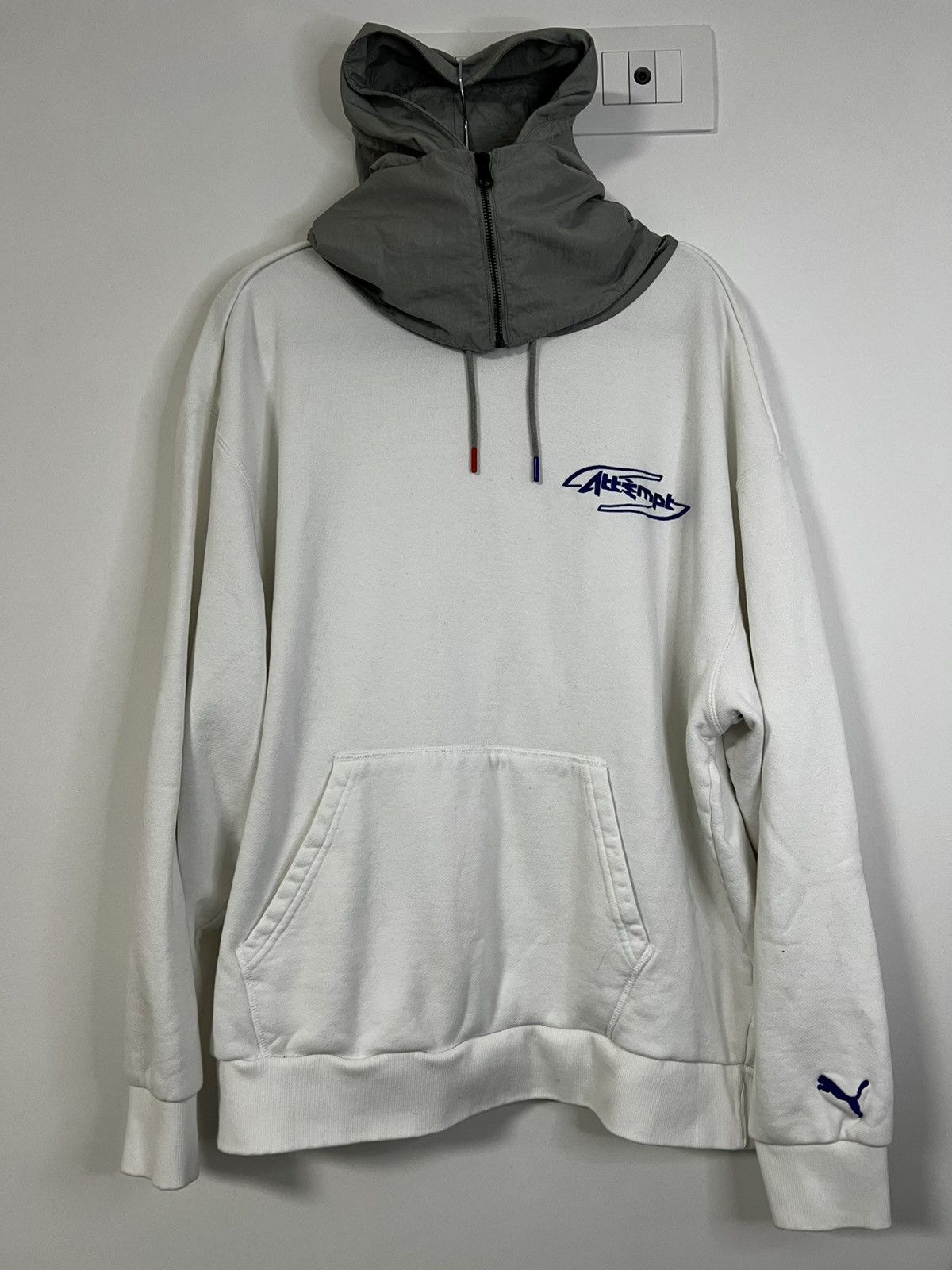 Puma Puma x attemp hoodie L sweatshirt white grey Size US L / EU 52-54 / 3 - 1 Thumbnail