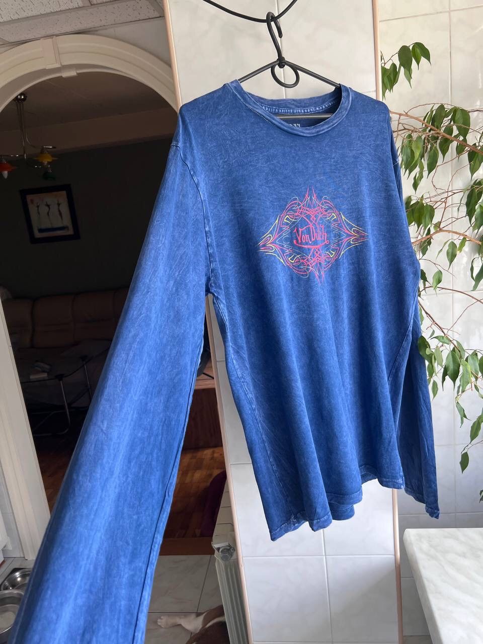 Japanese Brand × Vintage × Von Dutch Vintage Von Dutch Big Logo Streetwear Rare Y2K Long Sleeve Size US L / EU 52-54 / 3 - 7 Thumbnail