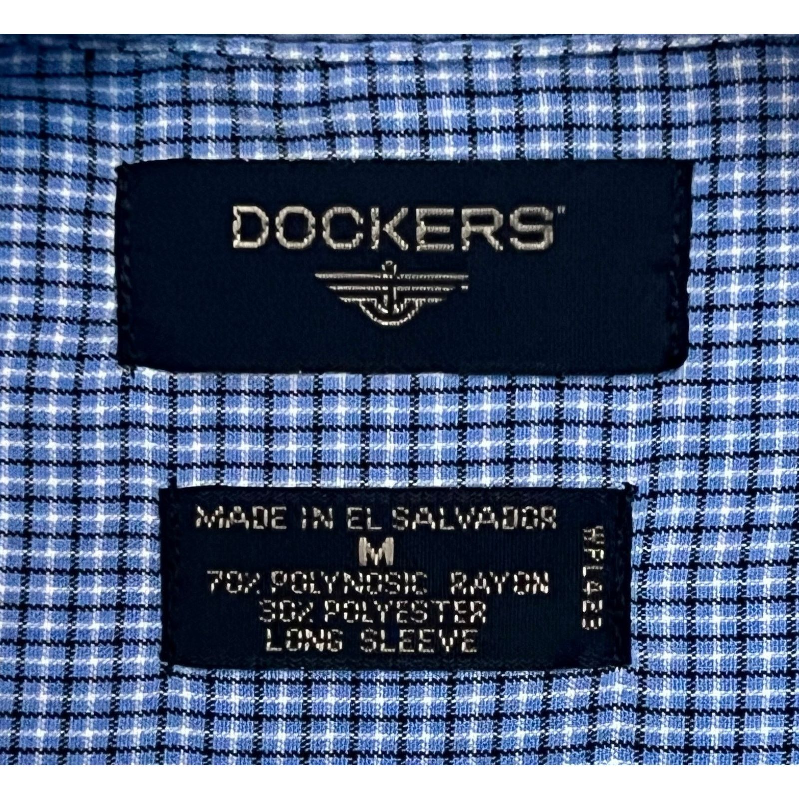 Dockers Dockers Blue Gingham Checker Button Down Shirt Long Sleeve Size US M / EU 48-50 / 2 - 3 Thumbnail