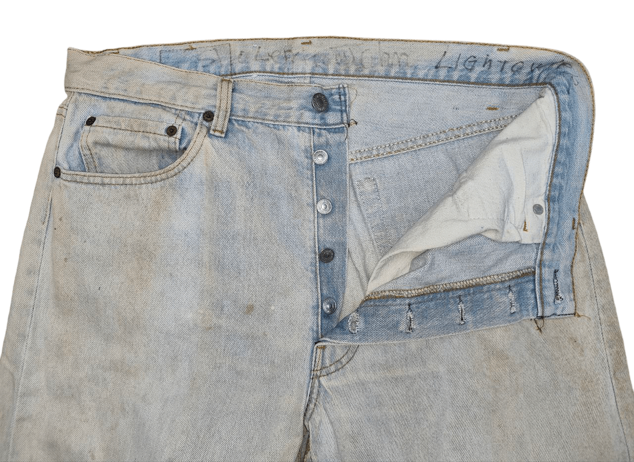 Levi's Vintage Clothing 70s Vintage Levi's 501 Mudwash worn Denim Size US 34 / EU 50 - 3 Thumbnail