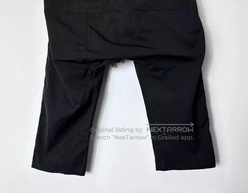 Rick Owens Drkshdw Rick Owens DRKSHDW Black Satin Drawstring Pants. Size US 36 / EU 52 - 4 Thumbnail