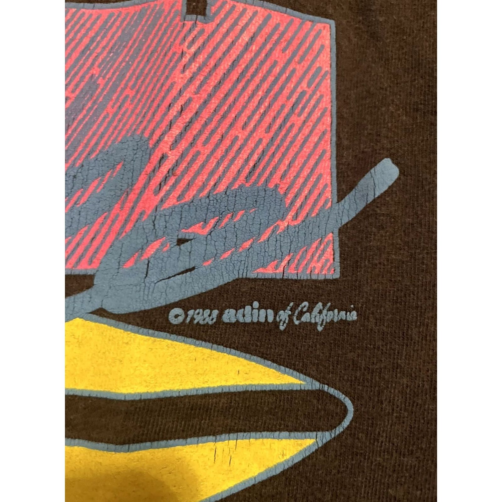 Vintage VINTAGE 1988 San Francisco Beach Style Tourist Single Stitch T-Shirt Delta Pro Weight M Black Unisex 1980s Sportswear/Beach Size US M / EU 48-50 / 2 - 3 Thumbnail