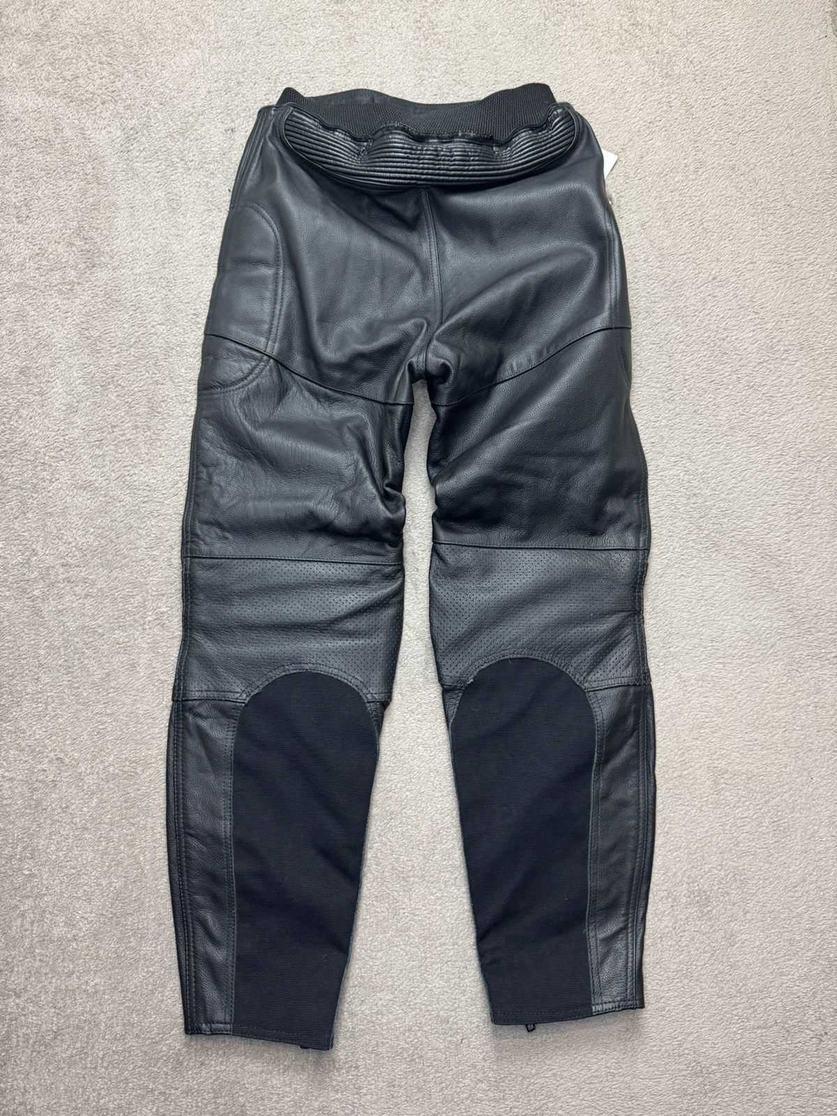 Genuine Leather Frank Thomas Y2K jeans leather moto pants ysl balmain Size US 30 / EU 46 - 2 Thumbnail