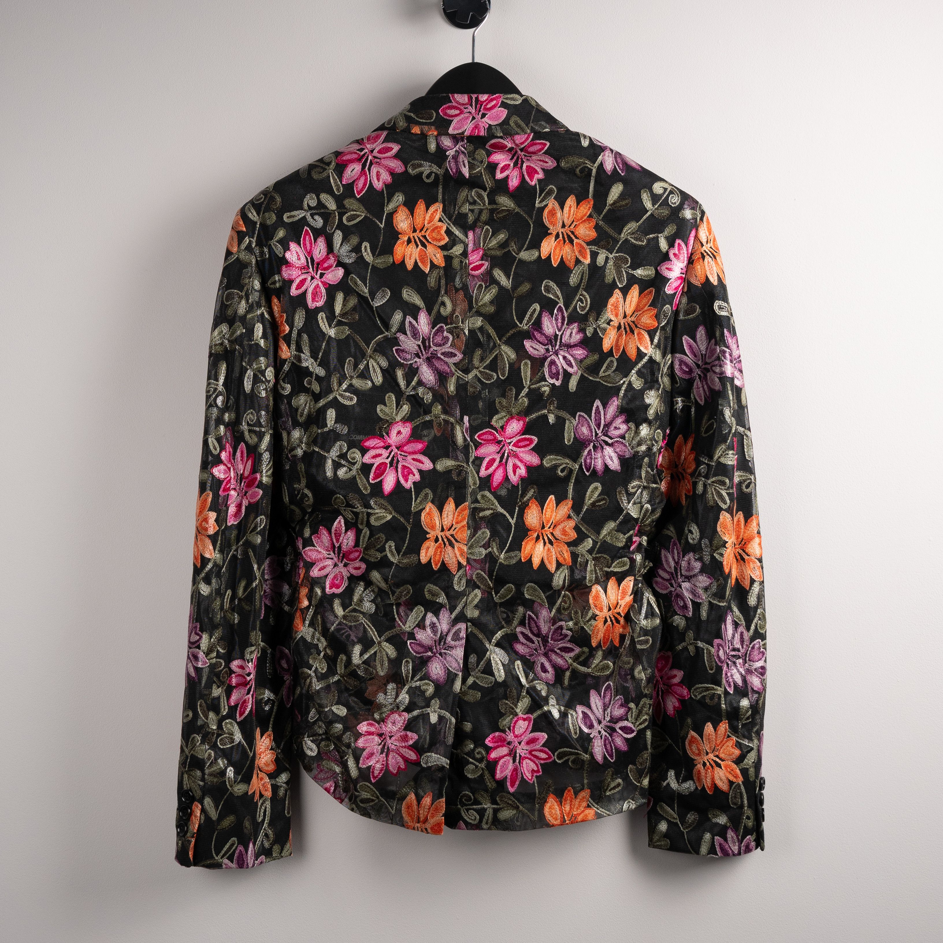 Comme des Garcons Homme Plus Comme Des Garcons Homme Plus SS19 Embroidered Mesh Floral Size US M / EU 48-50 / 2 - 3 Thumbnail