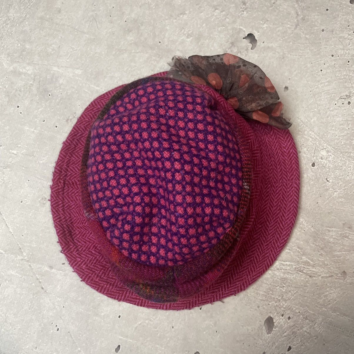 Vintage Vintage Grevi Avantgarde women’s Hat roses y2k Size ONE SIZE - 7 Thumbnail