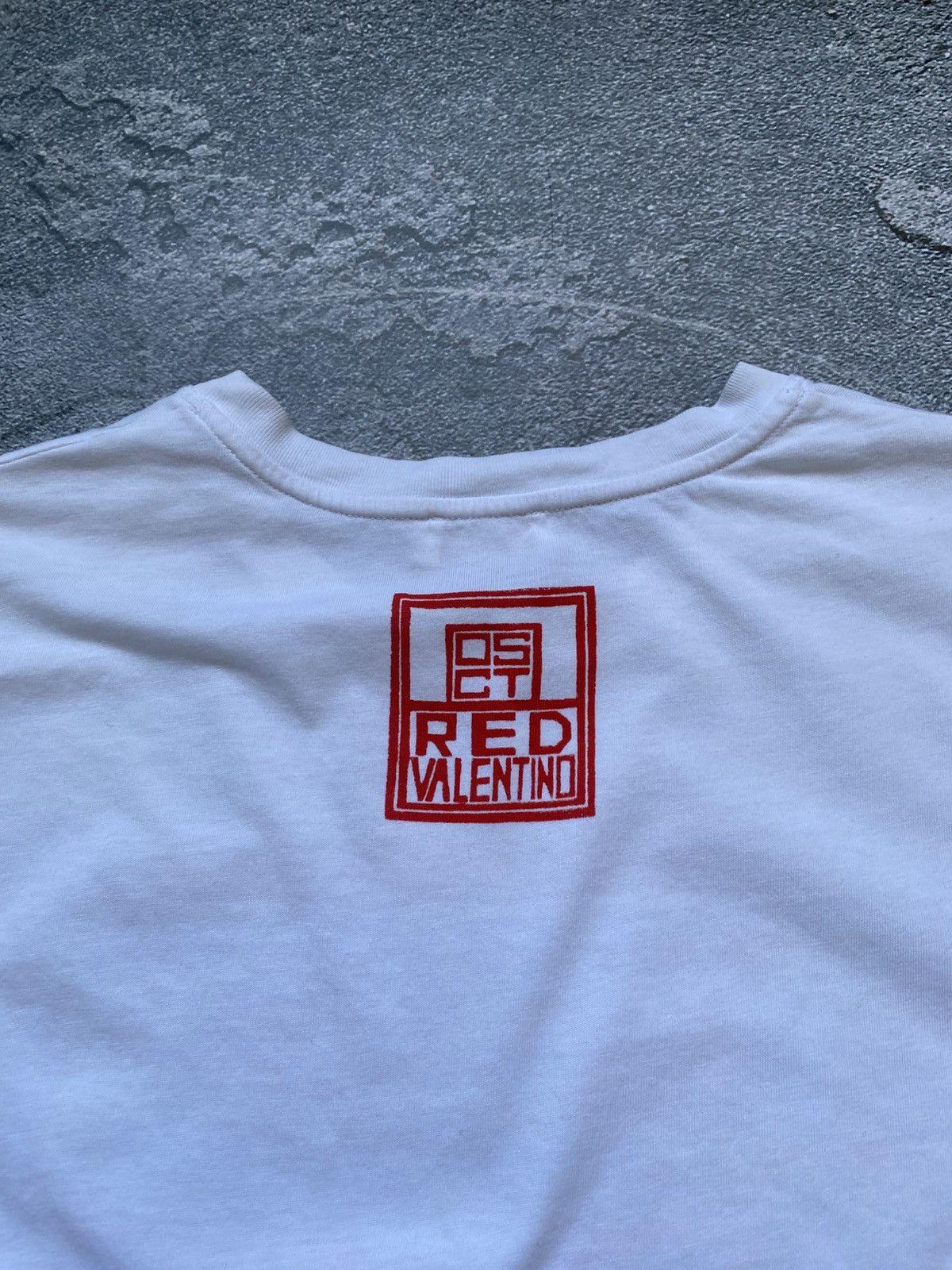 RED Valentino Red Valentino Big Logo T Shirt Tee Size S Size S / US 4 / IT 40 - 5 Thumbnail