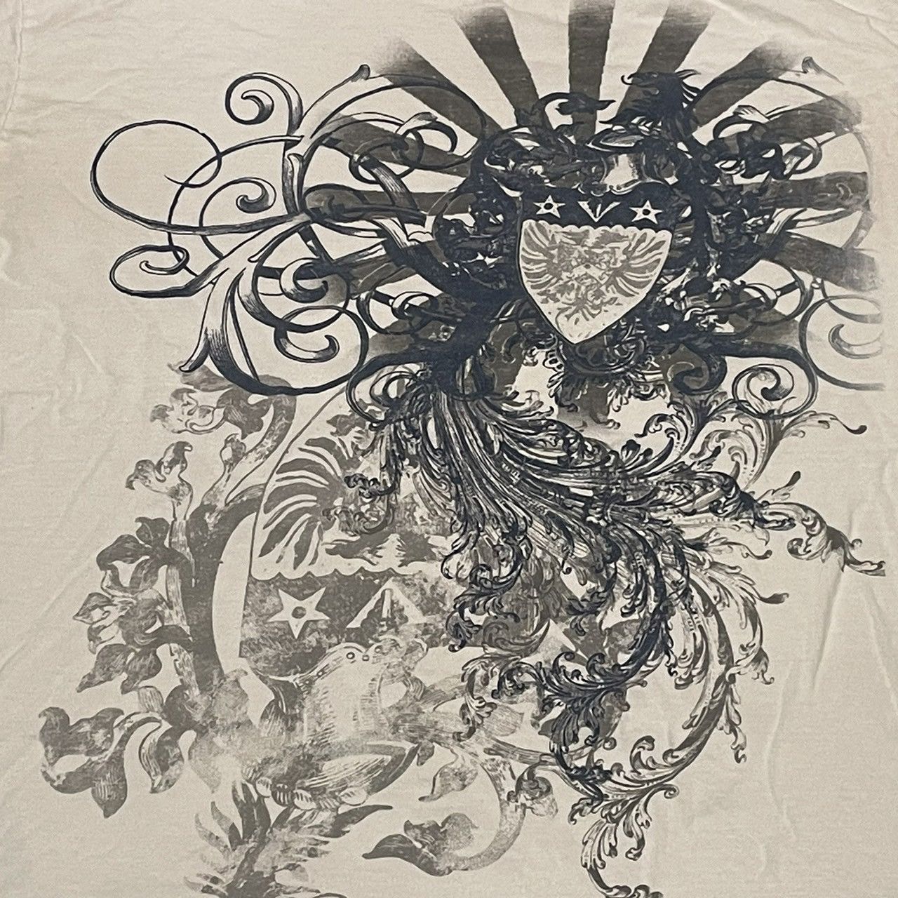 Affliction × Ed Hardy × Tapout Rare Wings Cross Tee Y2K Affliction Style Size US XL / EU 56 / 4 - 2 Thumbnail