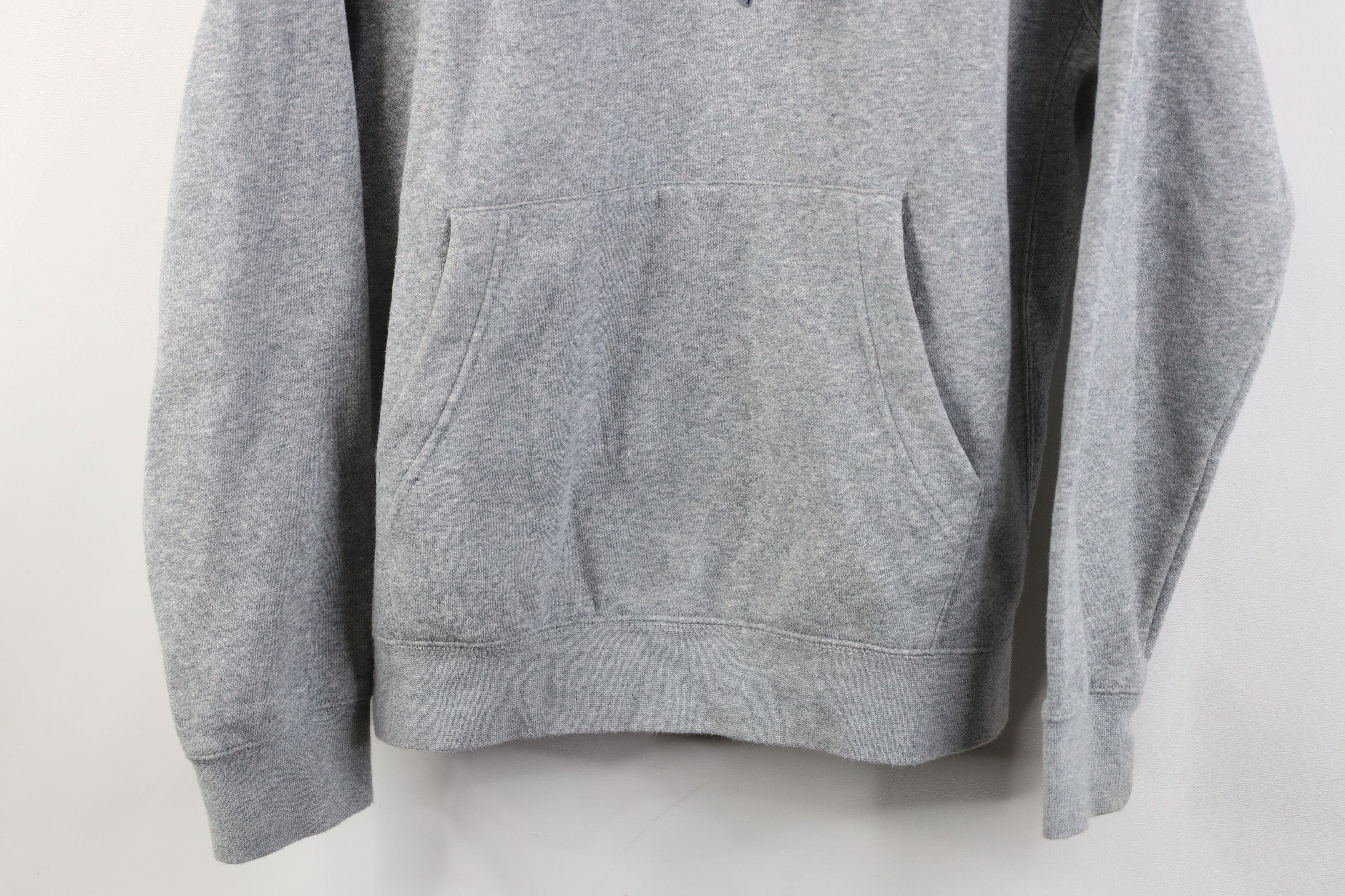 Nike Vintage Y2K Nike Mini Swoosh Hoodie Sweatshirt Heather Gray Size US M / EU 48-50 / 2 - 3 Thumbnail