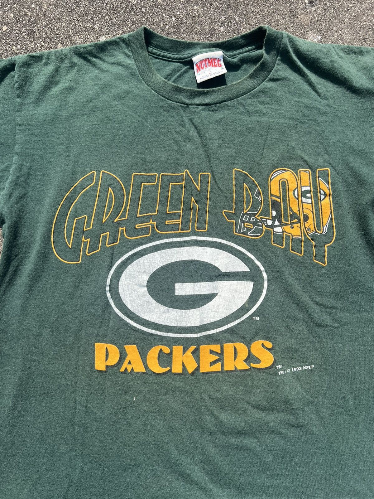 Nutmeg × Vintage Vintage Green Bay Packers T-shirt Size US L / EU 52-54 / 3 - 2 Thumbnail