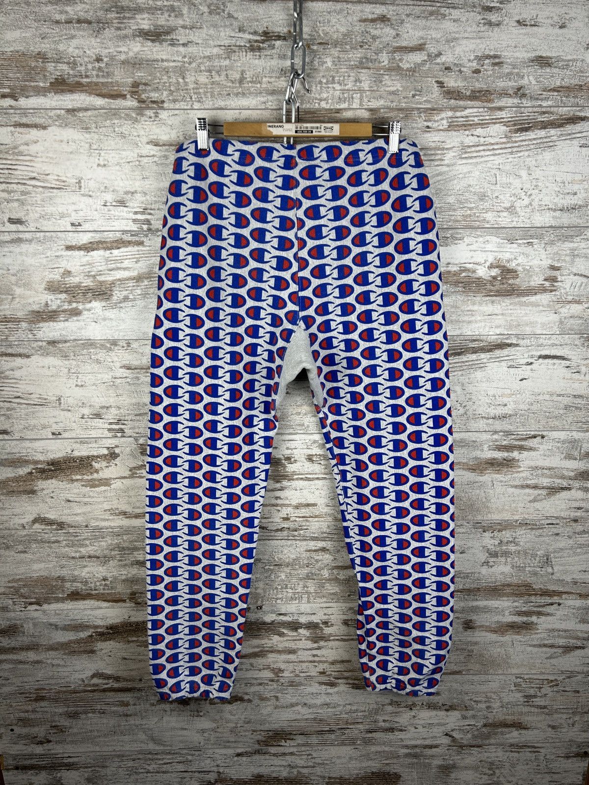 Champion × Vintage Mens Vintage Champion Monogram Sweatpants Reverse Weave Warm Size US 34 / EU 50 - 7 Thumbnail