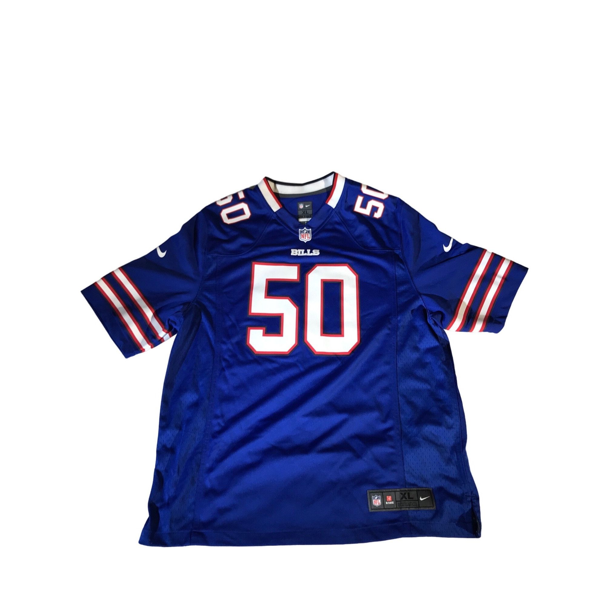 Nike Nike Men's NFL Blue Buffalo Bills Kiko Alonso #50 Jersey Size US XL / EU 56 / 4 - 1 Thumbnail