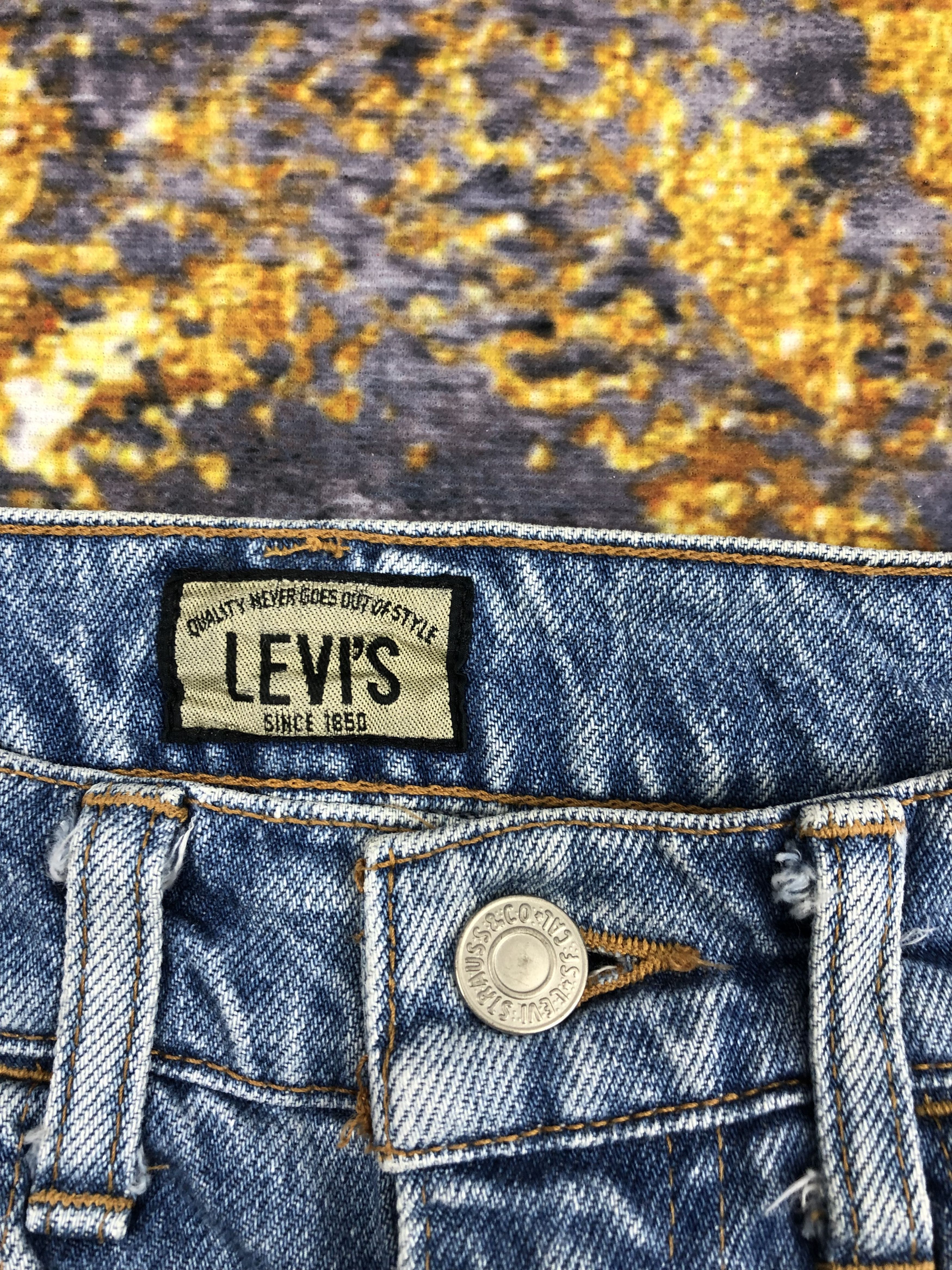 Levi's Vintage 90s Levis 636 Faded Blue Jeans DPP0165 Size US 29 - 7 Thumbnail