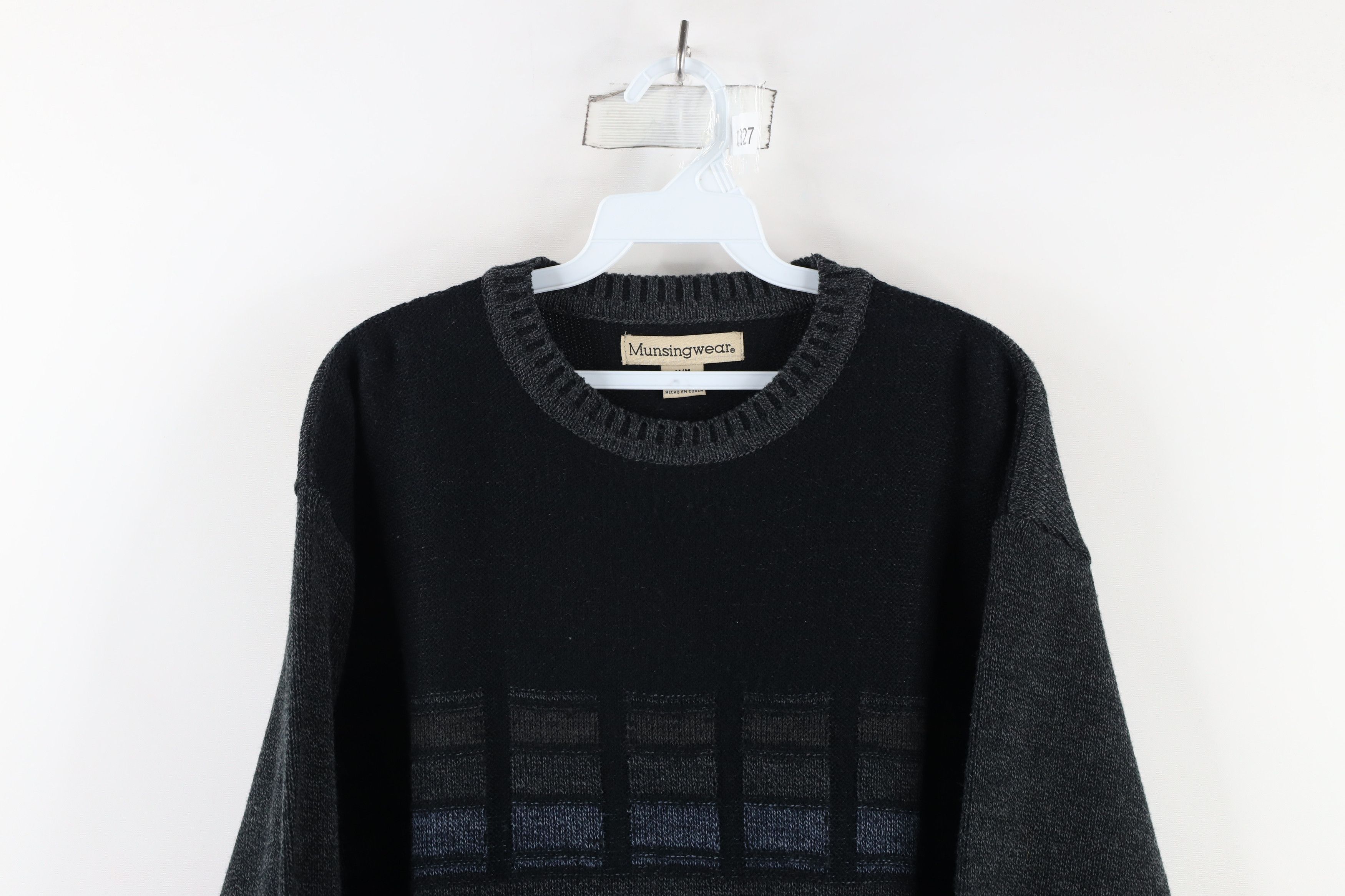 Vintage Vintage 90s Streetwear Geometric Knit Crewneck Dad Sweater Size US M / EU 48-50 / 2 - 2 Thumbnail