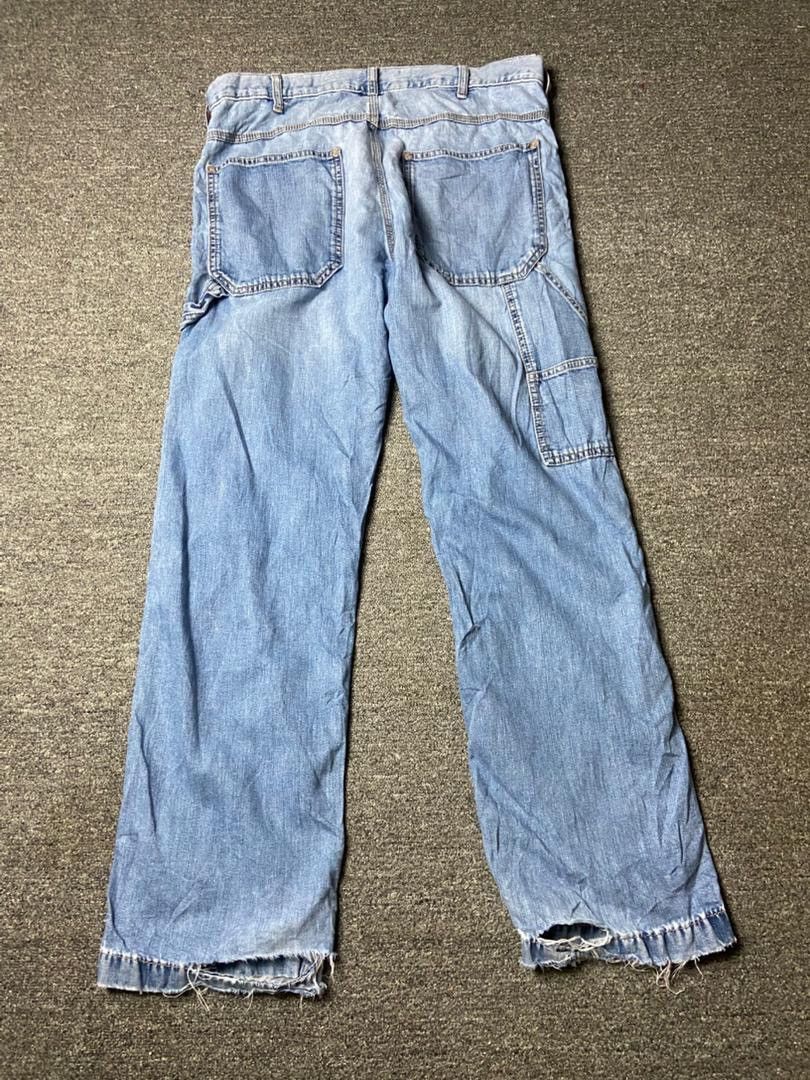 GU GU Brand Distressed Carpenter Jeans (175) Size US 35 - 3 Thumbnail