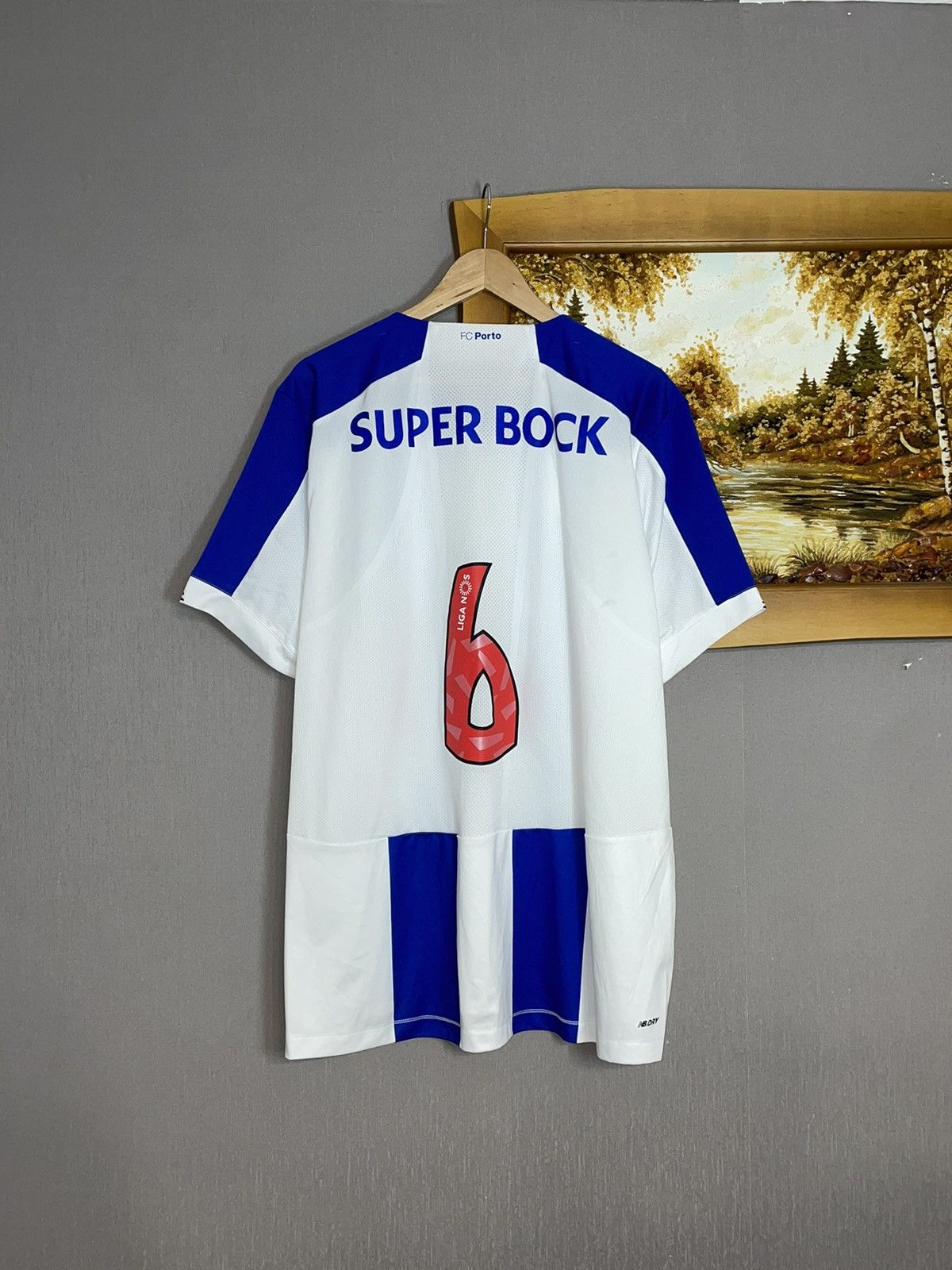 New Balance Rare New Balance Porto Super Bock Jersey Size US XL / EU 56 / 4 - 7 Thumbnail
