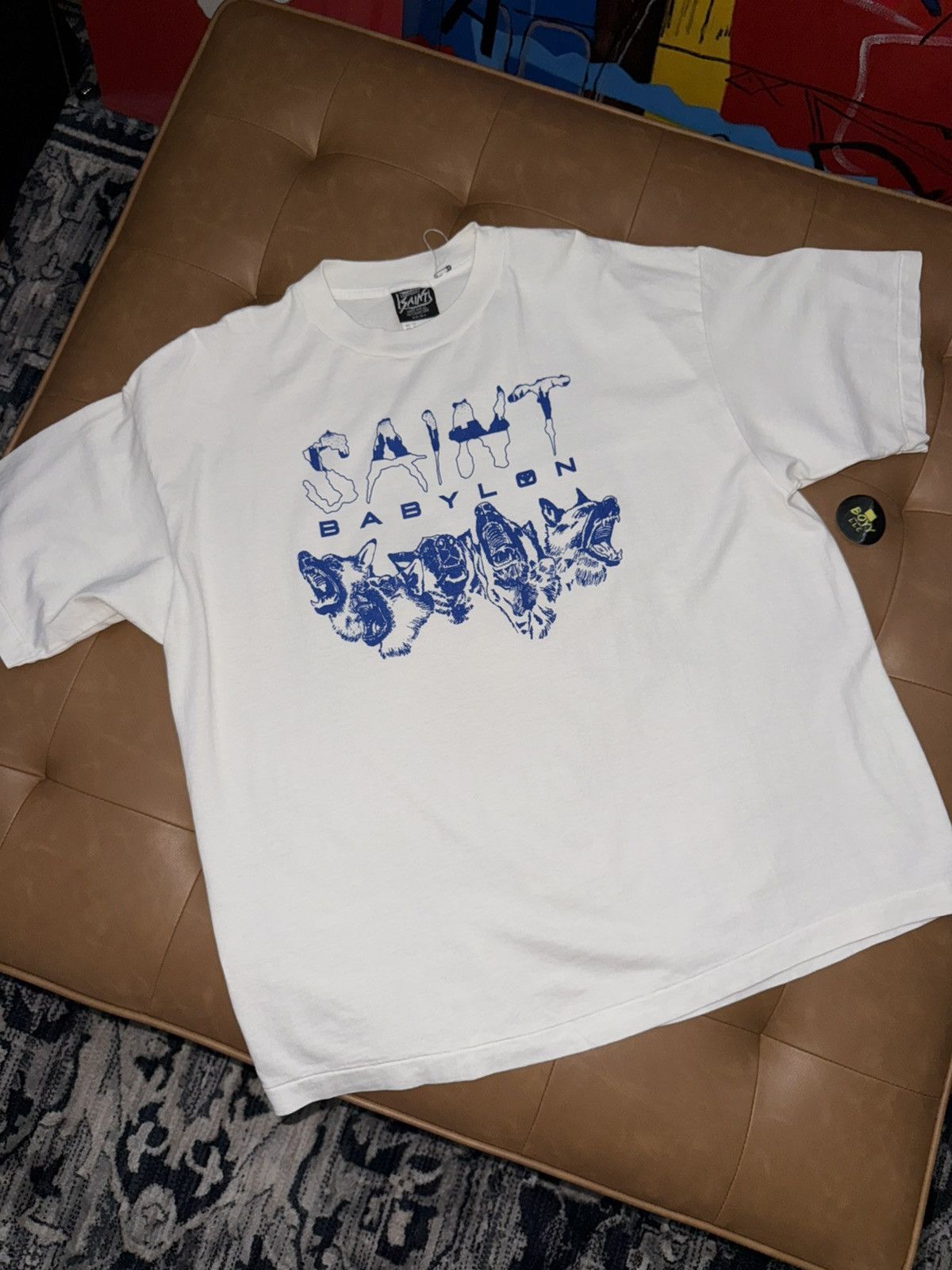 Saint Michael Saint mxxxxx logo t shirt Size US XL / EU 56 / 4 - 1 Thumbnail