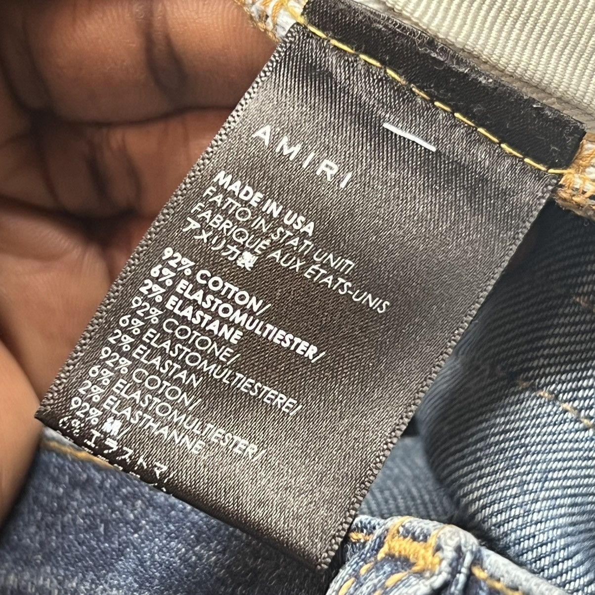Amiri Amiri MX2 Jeans Dark Indigo Size US 38 / EU 54 - 11 Thumbnail
