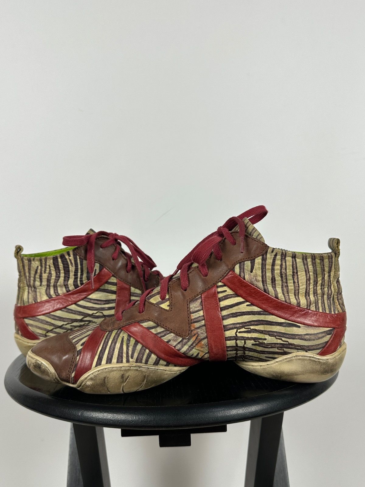 Marithe + Francois Girbaud 00s Vintage Marithé + François Girbaud High Top Sneakers Size US 7 / EU 40 - 8 Thumbnail