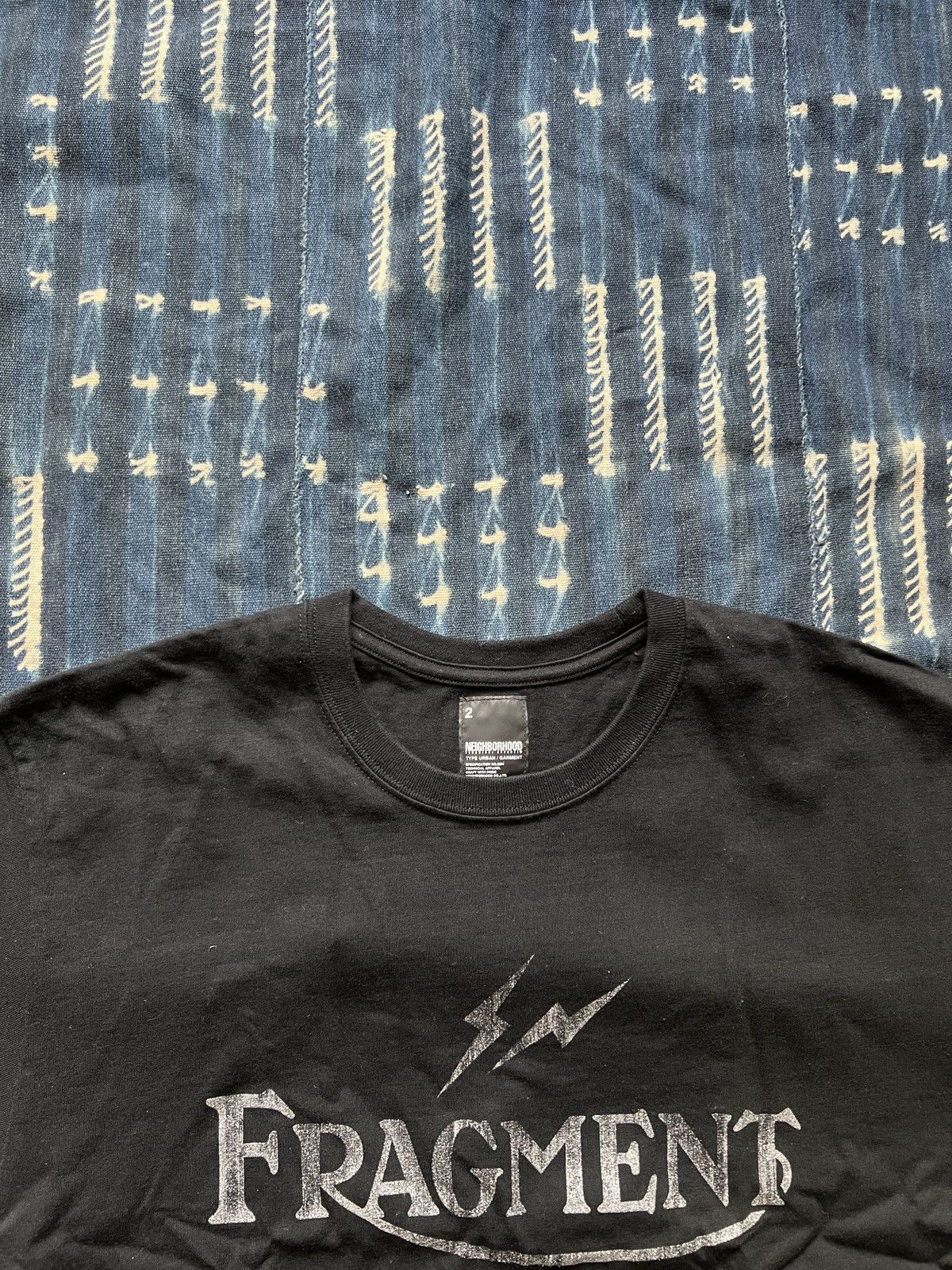 Fragment Design × Neighborhood × Undercover Fragment Design X Neighborhood Glitter Printed Logo Tee 13ss Size US M / EU 48-50 / 2 - 3 Thumbnail