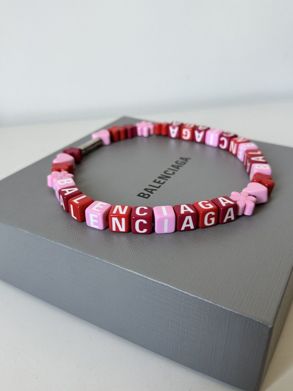 Balenciaga Balenciaga toy choker necklace pink silver Size ONE SIZE - 6 Thumbnail