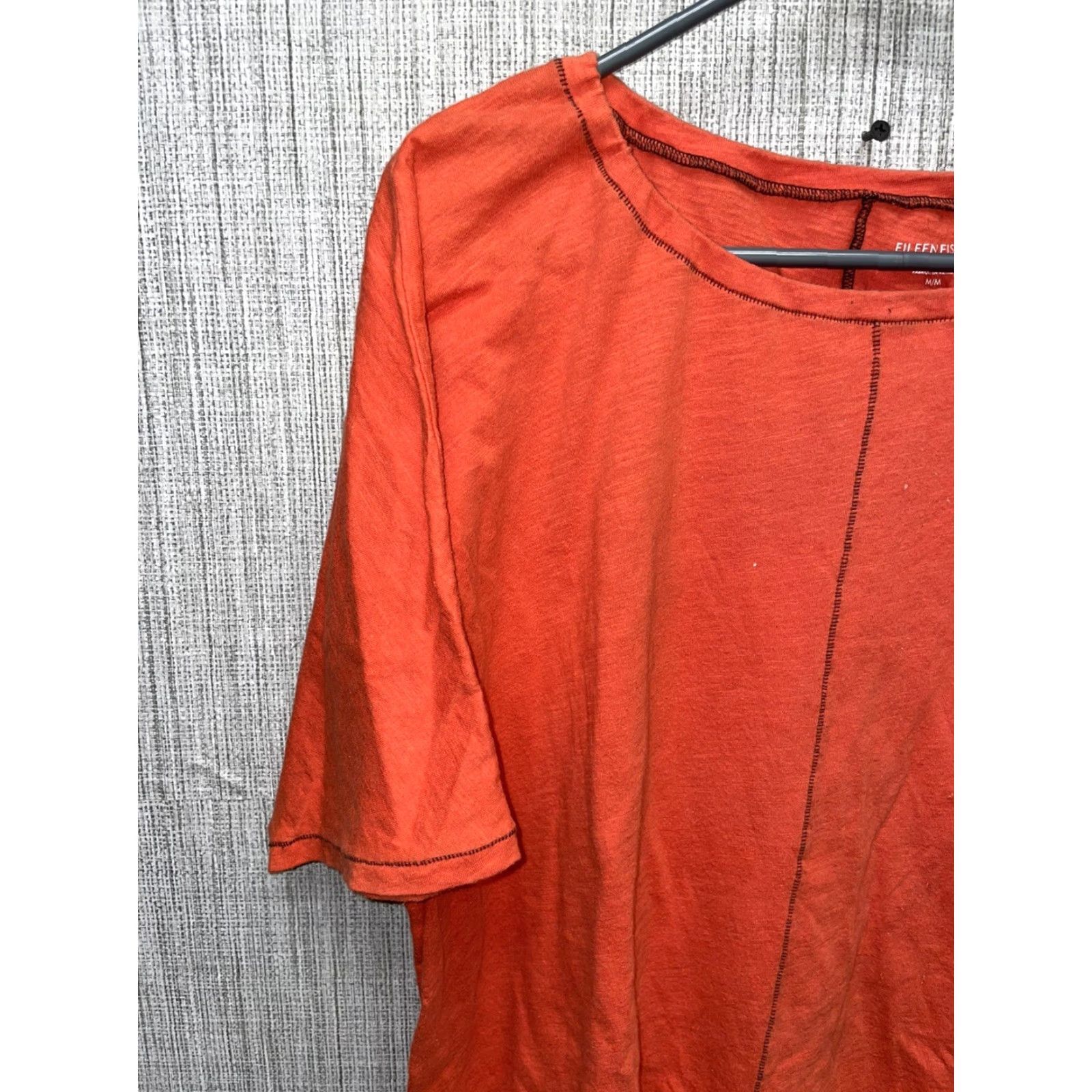 Eileen Fisher Eileen Fisher Shirt Womens M Orange T-Shirt Size M / US 6-8 / IT 42-44 - 5 Thumbnail