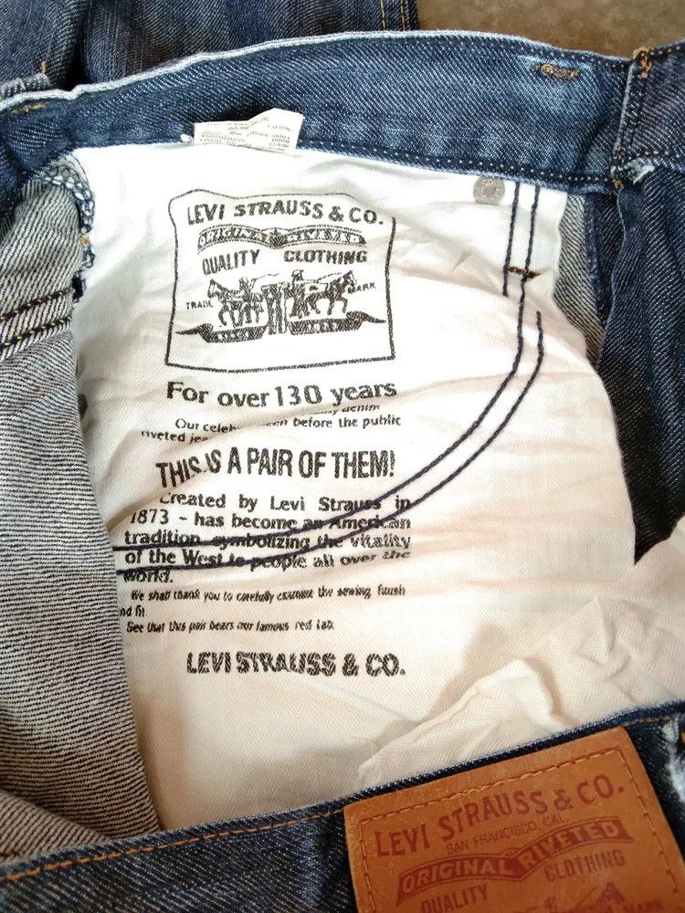 Levi's Vintage Levi's Jeans 504 Straight Leg Distressed Denim 34x29 Size US 34 / EU 50 - 7 Thumbnail