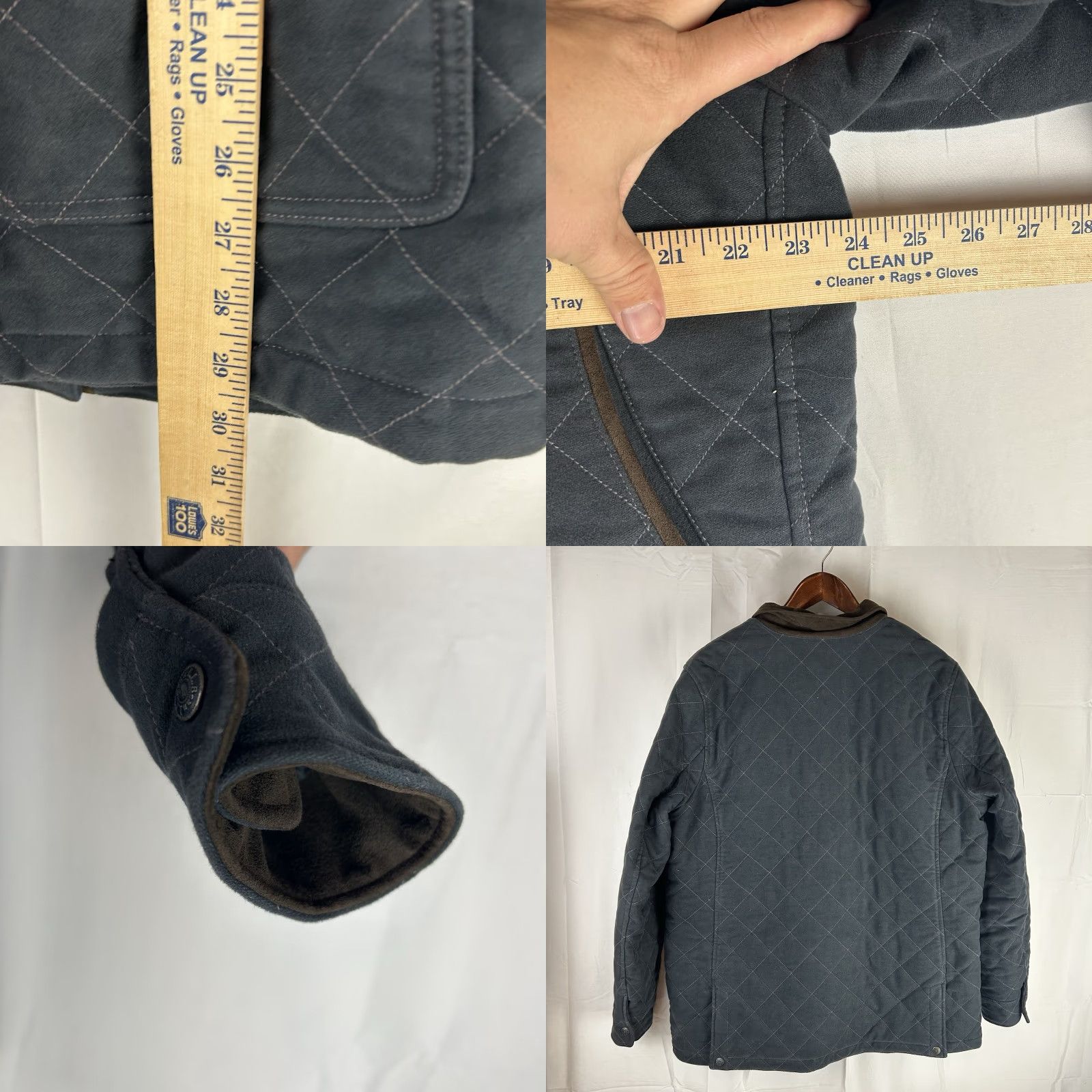 Vintage VINTAGE LL Bean Gore Tex Snap Button Quilted Insulated Wool Lined Zip Jacket Womens XL Size XL / US 12-14 / IT 48-50 - 10 Thumbnail