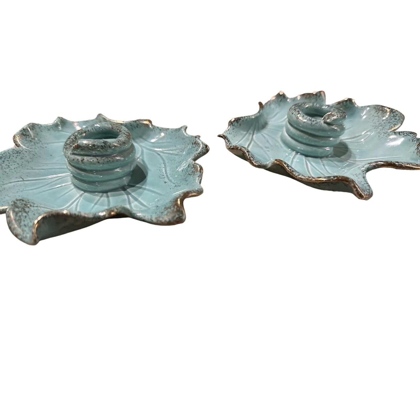 Unknown London Vintage Groovy Hand Thrown Pottery Candle Holders Size ONE SIZE - 4 Thumbnail