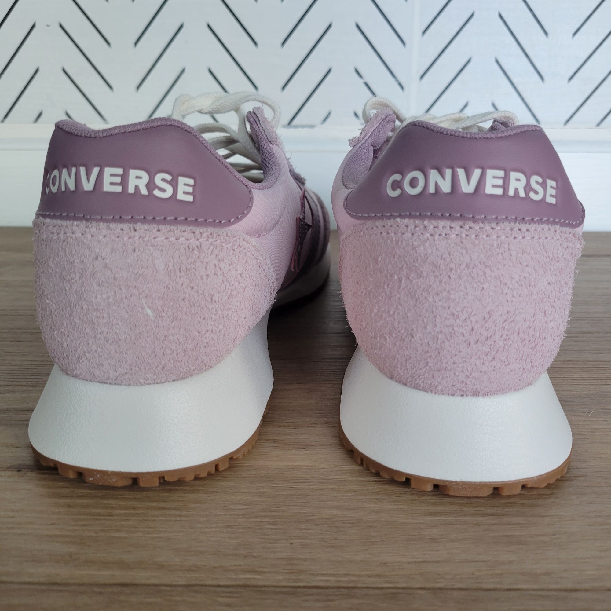Converse ❤️Converse Omega Trainer Ox Pink Purple Men Shoes Sz 7 Suede Size US 7 / EU 40 - 4 Thumbnail
