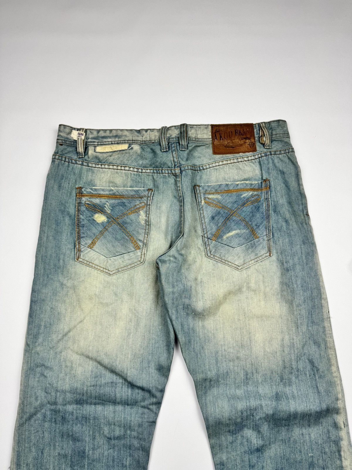 If Six Was Nine Vintage IfSixWasNine Style Distressed Fade Y2k Jeans Size US 38 / EU 54 - 2 Thumbnail