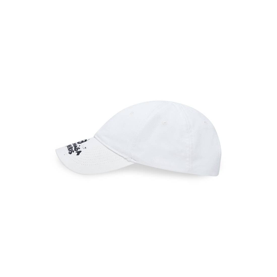 Balenciaga o1w1db10126 Size: L / Hand-Drawn BB Icon Hat / Cap White Size ONE SIZE - 4 Thumbnail