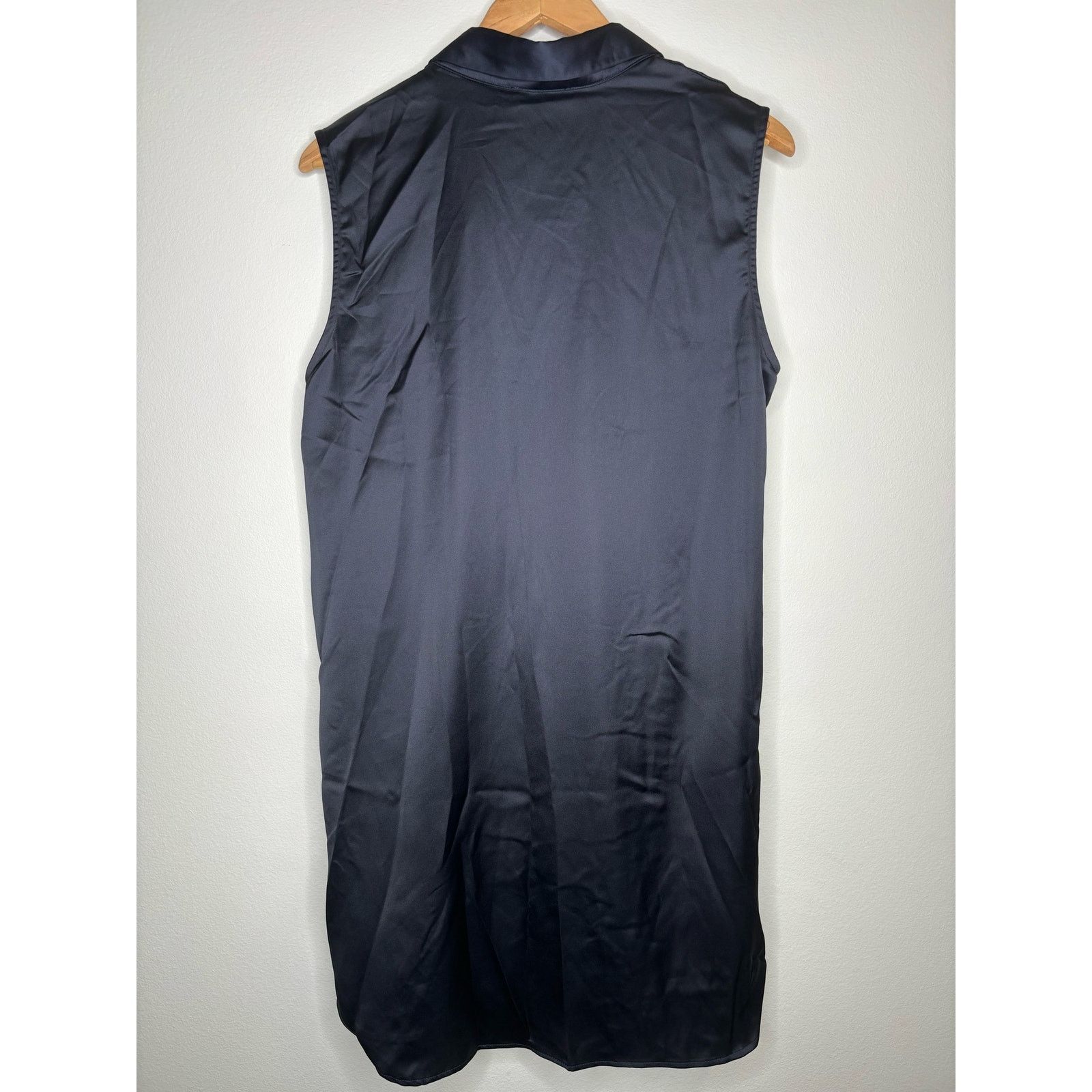 AQUARAMA Aqua navy sleeveless wrap dress ￼ Size M / US 6-8 / IT 42-44 - 3 Thumbnail