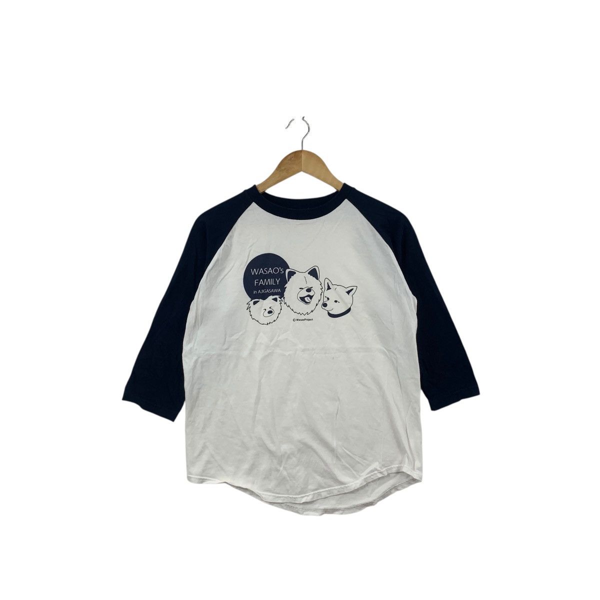 Other WASAO’S FAMILY AJIGASAWA Akita Dog Japan Raglan Tee Shirt Size M / US 6-8 / IT 42-44 - 1 Thumbnail
