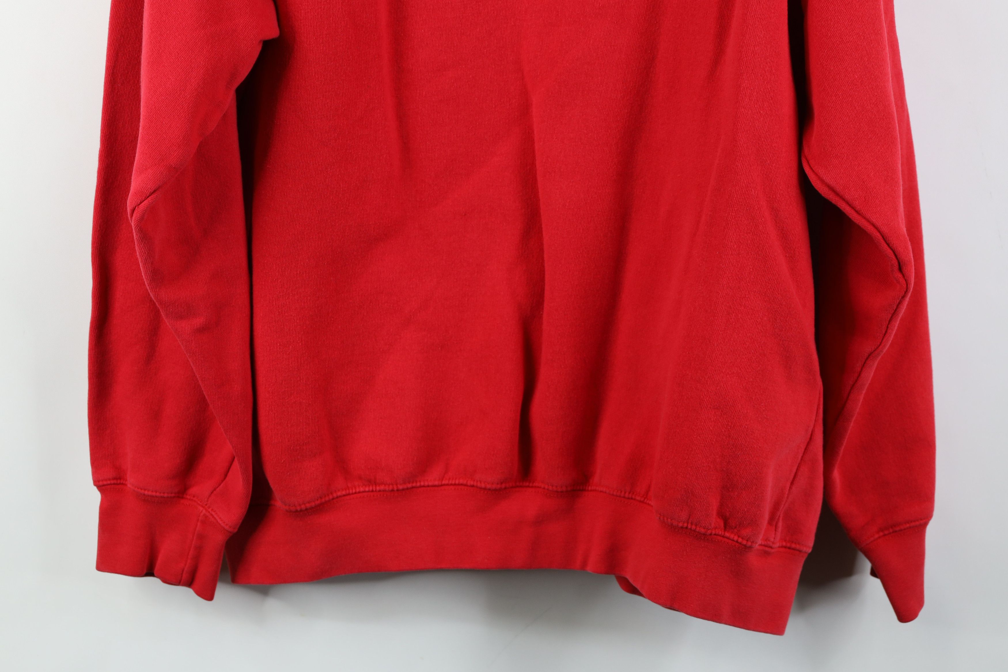 Vintage Vintage 90s Texas Tech University Hoodie Sweatshirt Red Size US L / EU 52-54 / 3 - 16 Thumbnail