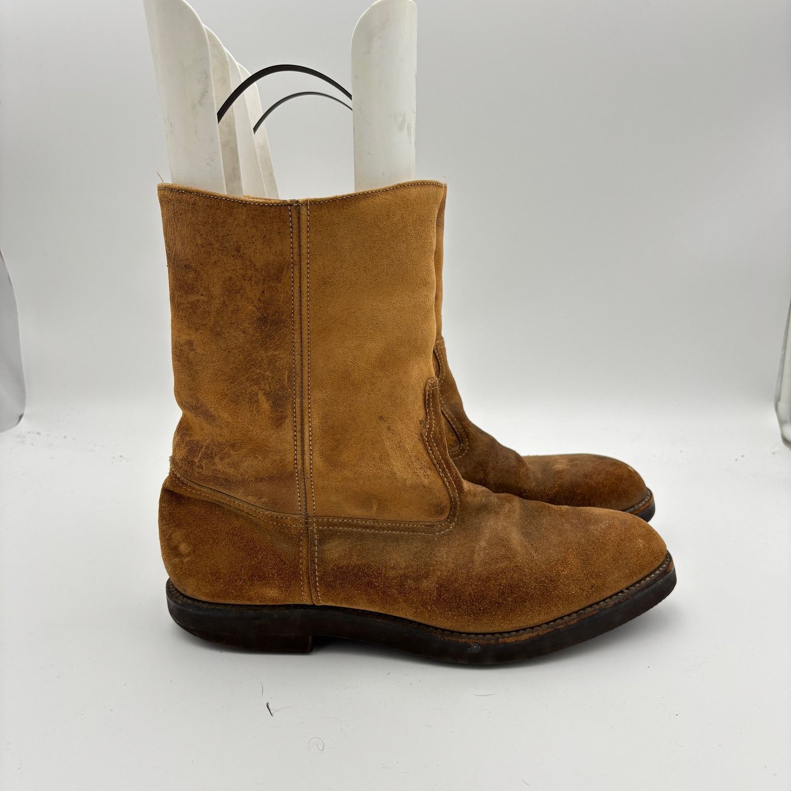 Vintage Vintage Herman Leather Shearling Lined Work Boots Men's 10 Size US 10 / EU 43 - 3 Thumbnail