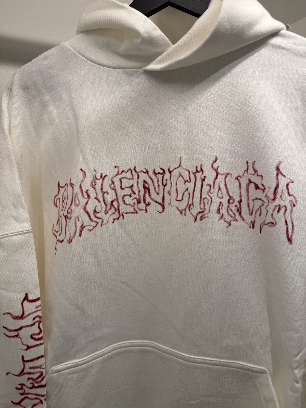 Balenciaga Balenciaga DIY Metal outline hoodie white Size US M / EU 48-50 / 2 - 2 Thumbnail