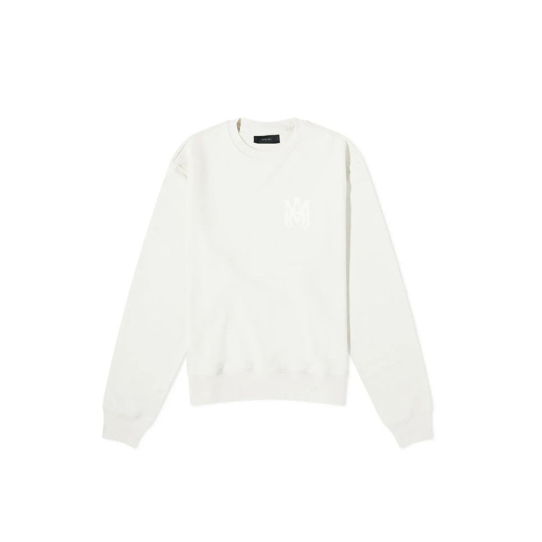 Amiri o1w1db10125 Crewneck Sweatshirt in White Size US M / EU 48-50 / 2 - 1 Thumbnail