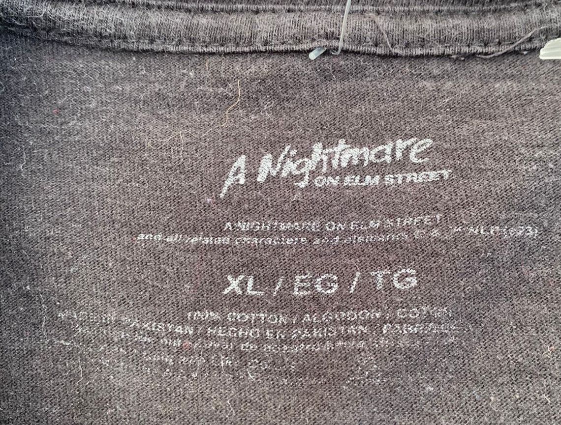 Rap Tees Vintage A Nightmare Horror Movie Tshirt Size US XL / EU 56 / 4 - 6 Thumbnail
