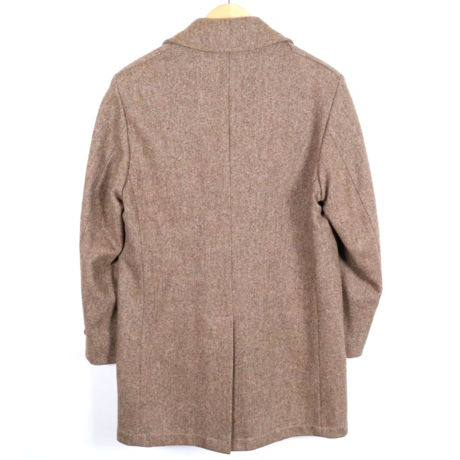 Vintage VINTAGE Casualcraft Overcoat Coat Wool 40 Brown 3 Button Herringbone Tweed USA Made Mens Long Size US XXS / EU 40 - 2 Thumbnail