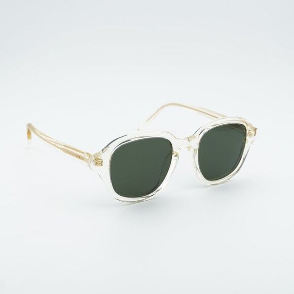 Loewe Loewe LW40163I 57N Sunglasses Transparent Yellow Square Size ONE SIZE - 3 Thumbnail