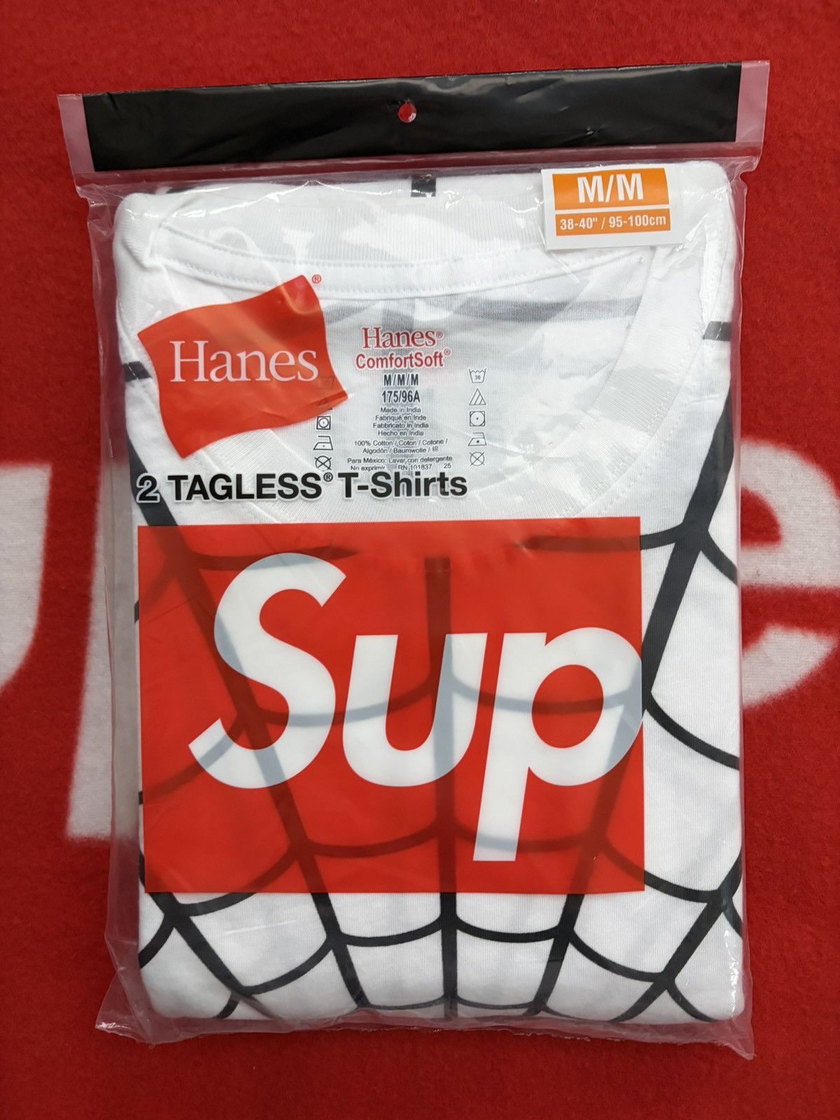 Supreme Supreme Hanes Spider-Man Tagless Tees - Medium Size ONE SIZE - 1 Thumbnail