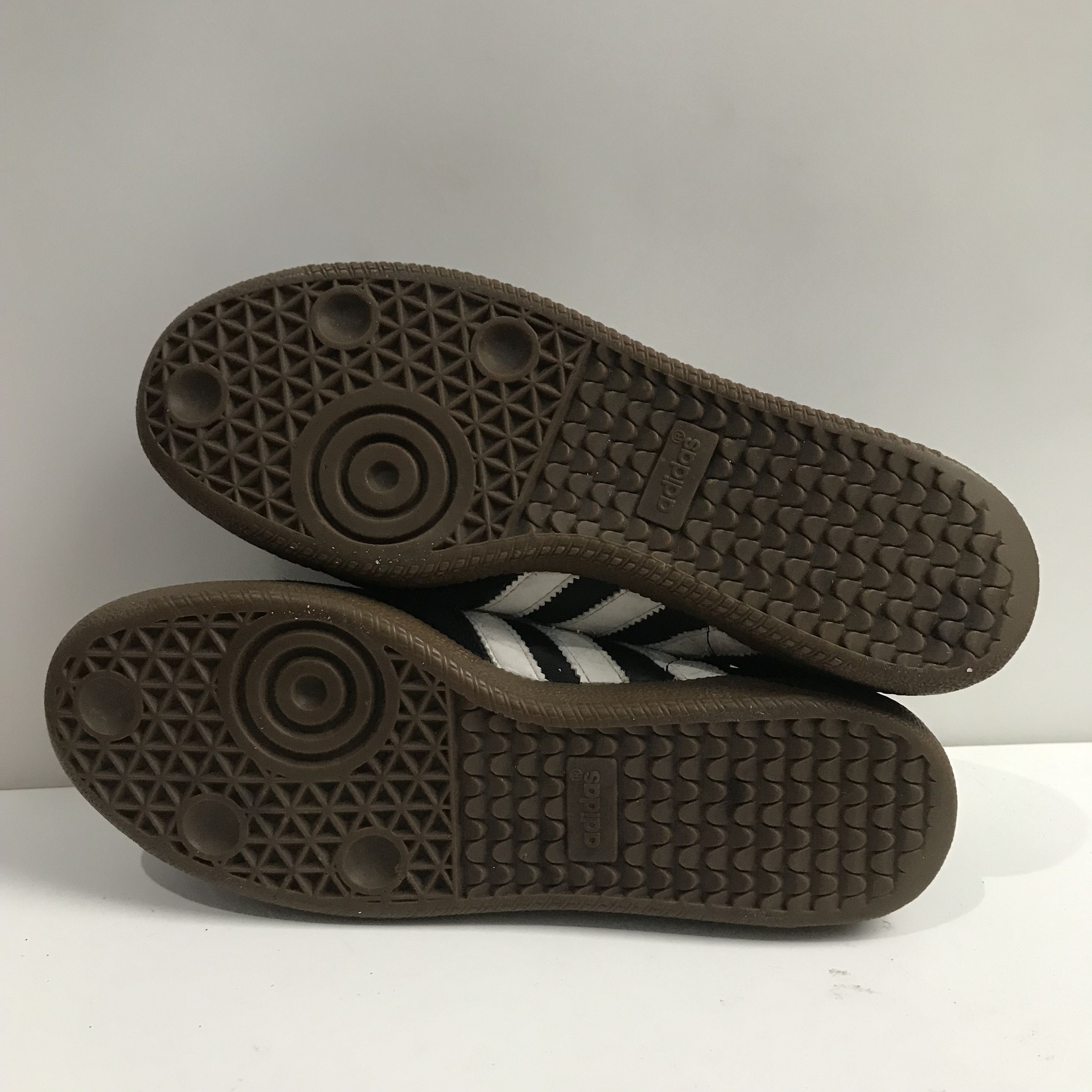 Adidas Adidas Originals Samba Classic Black leather White Stripes Size US 9 / EU 42 - 4 Thumbnail