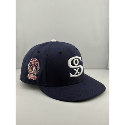 New Era New Era 59FIFTY White Sox 1906-1917 WS Side Patch Fitted Hat Size ONE SIZE - 2 Thumbnail