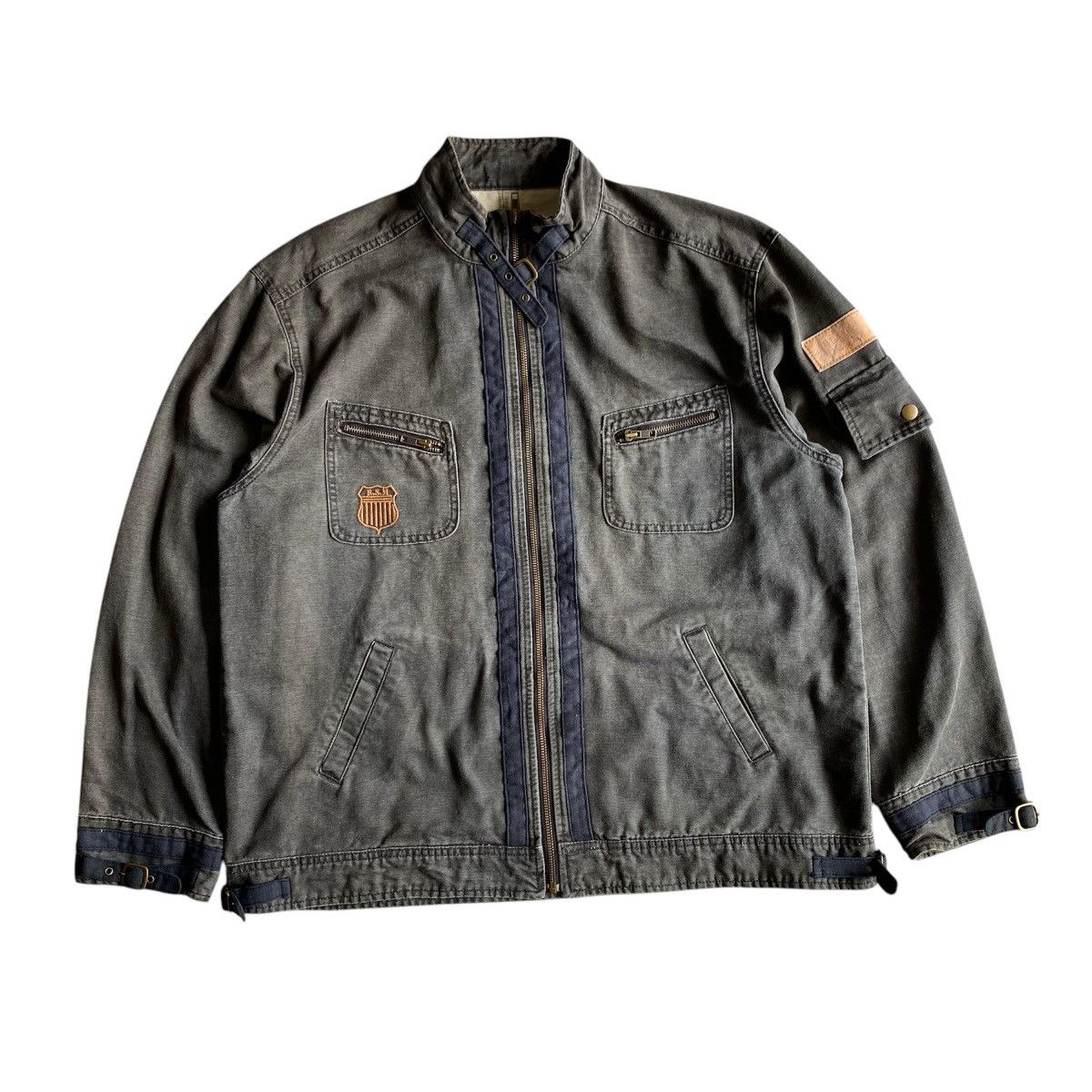 Japanese Brand 💥Real Street Mix Jacket Size US XL / EU 56 / 4 - 1 Thumbnail
