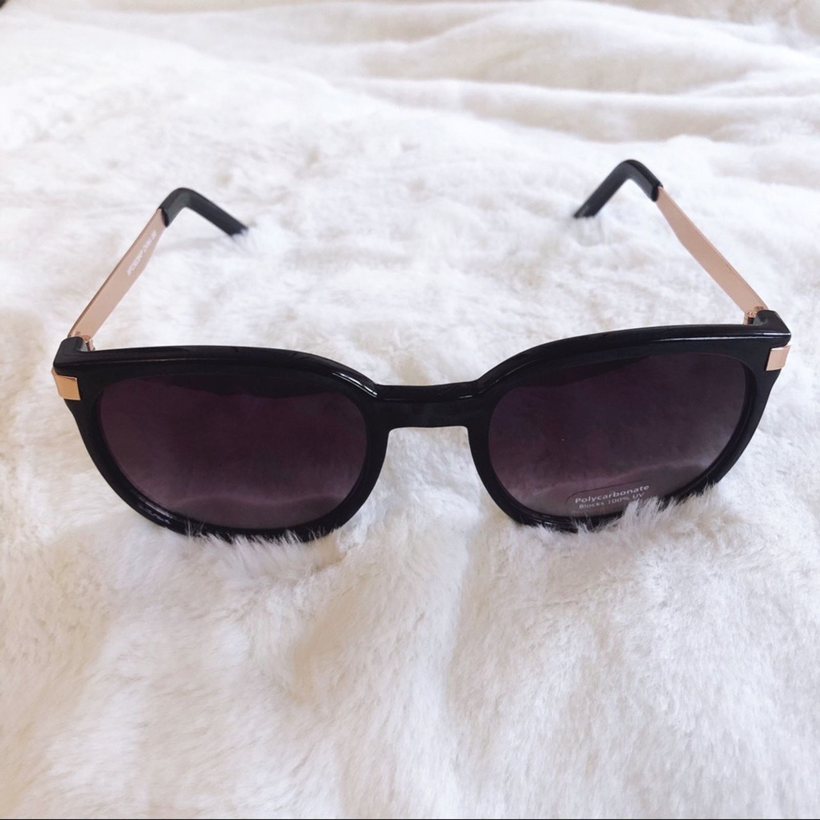 Other Isabel Black Round Fashion Sunglasses Size ONE SIZE - 5 Thumbnail