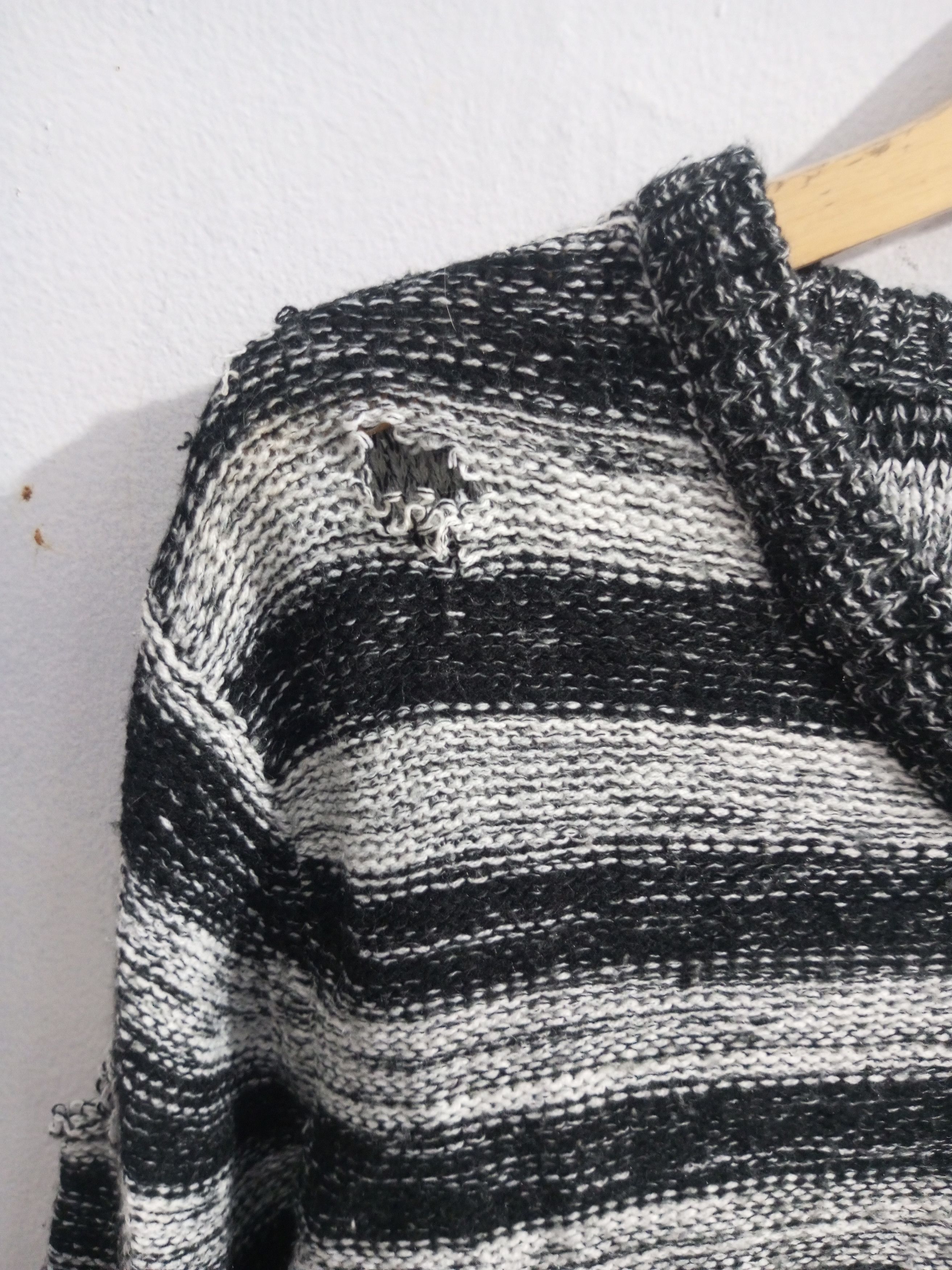 Other Vintage spinash striped distressed knitwear Size US L / EU 52-54 / 3 - 4 Thumbnail
