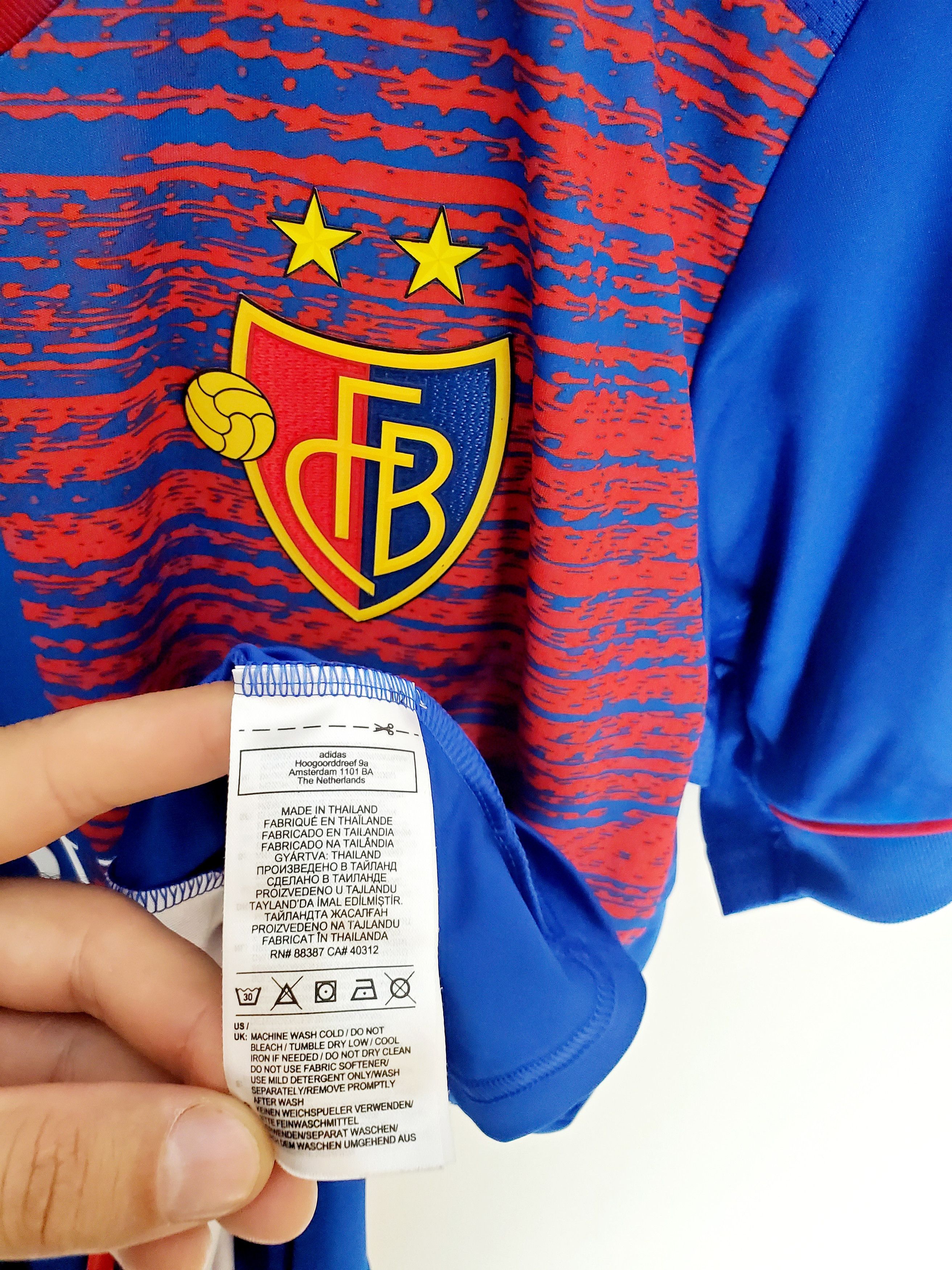 Other FC Basel 2020-21 jersey # 6 ABBRASHI M perfect condition Size US M / EU 48-50 / 2 - 7 Thumbnail