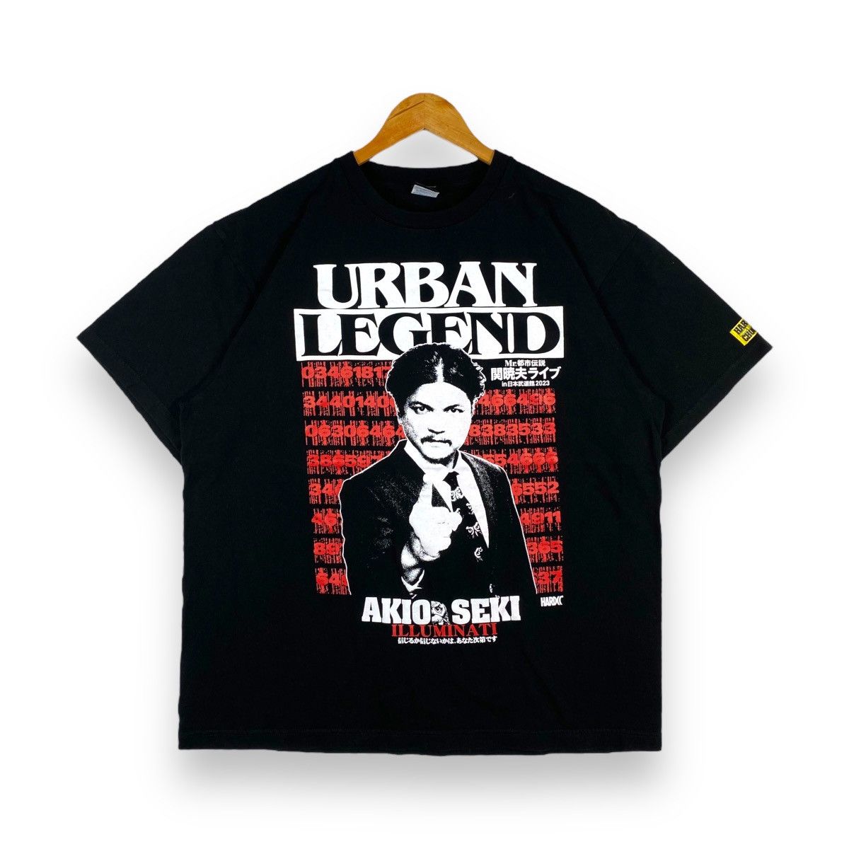 Japanese Brand Hardcore Chocolate AKIO SEKI Illuminati Urban Legend Tee Size US XL / EU 56 / 4 - 1 Thumbnail