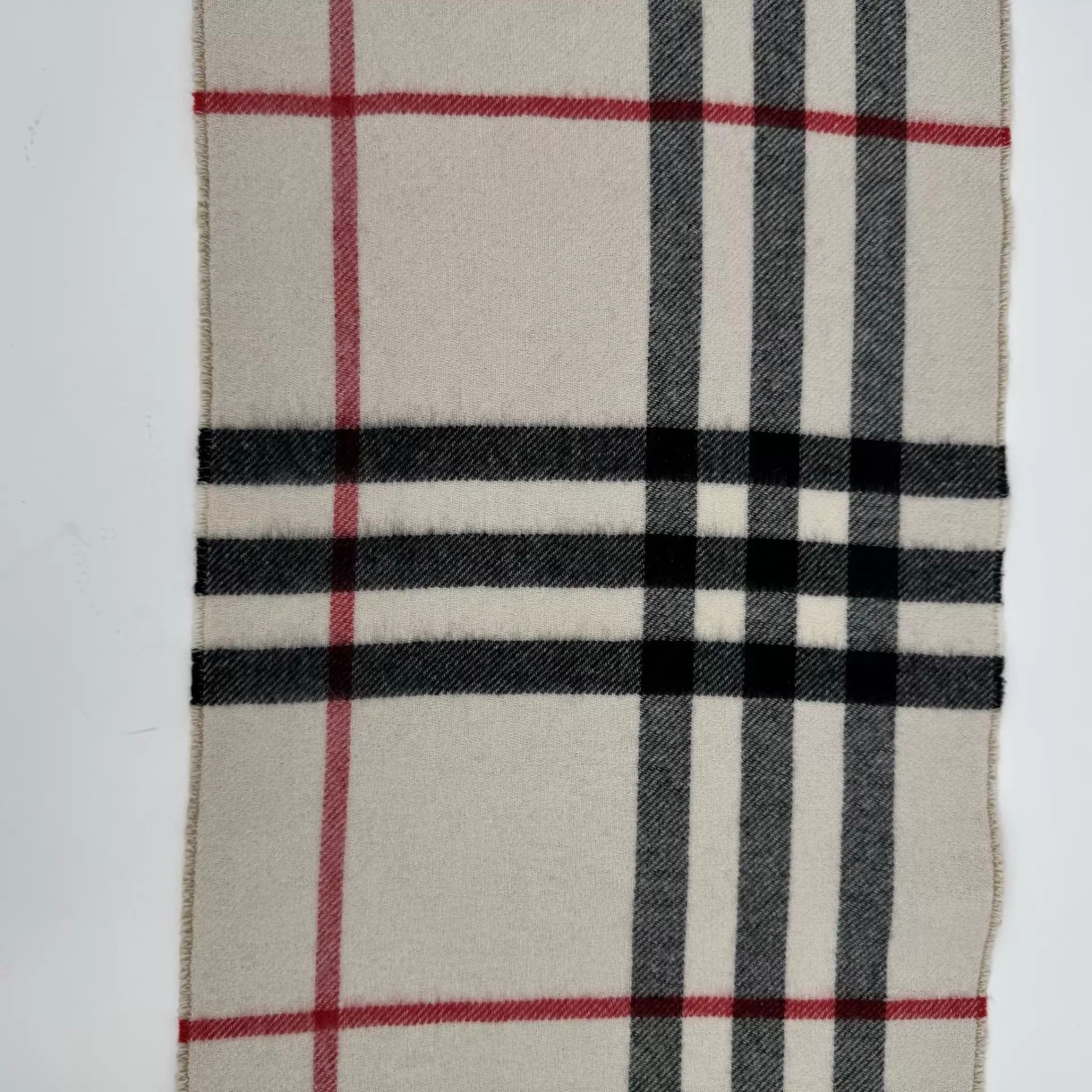 Burberry Burberry Cashmere 168x30 Check Color Block Scarf Size ONE SIZE - 4 Thumbnail