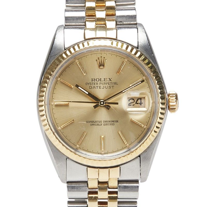 Rolex Rolex Rolex Datejust Au750 Stainless Steel Metal Automatic 16013 Size ONE SIZE - 1 Thumbnail